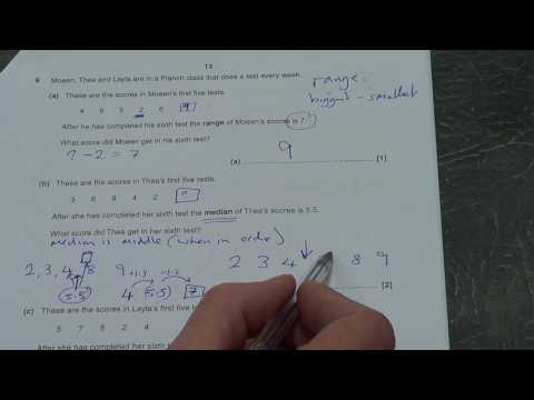 GCSE mock (Jan) Q9