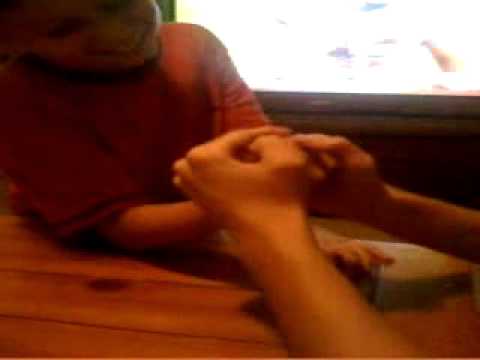 Kid gets destroyed by his own fist!!!