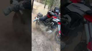 Aprilia Tuareg being a big bike #dualsport #apriliatuareg660 #aprilia #moskomoto #leatt