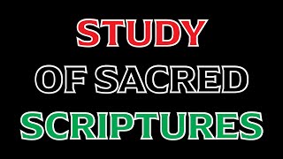Study of Sacred Scriptures: Libation