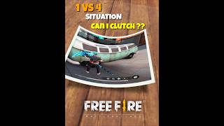 FREE FIRE USP 2 x SCYTHE || 1 VS 4 SITUATION || GYANSR Viral Shorts #shorts #short #gyansr #freefire