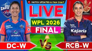 🔴Wpl Final Live- Delhi vs Bangalore Wpl Final | Rcb w vs Dc w Final | Live Commentary,Rcb vs Dc Live
