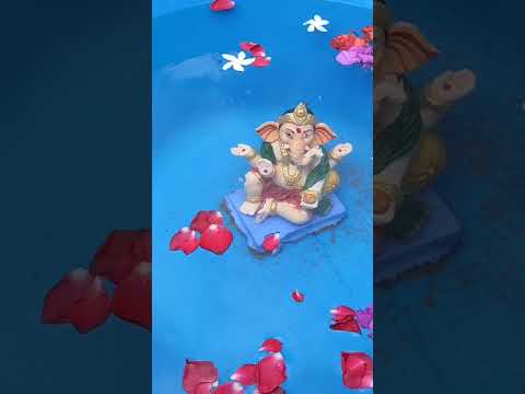 Ganpati visarjan 2022 😭😭 / Ecofriendly ganpati visarjan at home