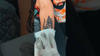 Lord shiva tattoo #shorts #shortsvideo #youtubeshorts #aktattooartist