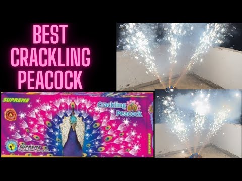 Supreme Fireworks Peacock-Crackling Peacock Cracker Testing 2025 #crackers #fireworks #diwali