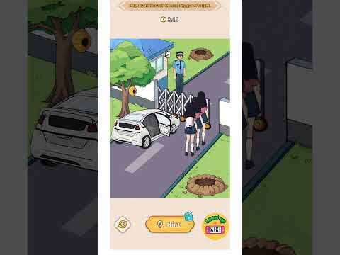 Brain Puzzle Tricky Quest | Level 15  Late School - Help the students avoid the security guard sight