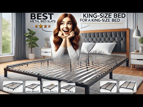 🛏️ Meliusly Premium 10mm Bunkie Board King Size | Best Metal Bed Slats King 👑