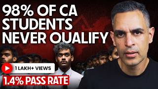 The Reality Check for CA - 1.4% Pass Rate, 10 Lakh Students! | Warikoo Careers Hindi