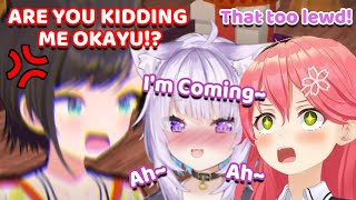 Everyone Can't Stop Laughing at Subaru and Okayu Silent Obstacle Challenge (Hololive)