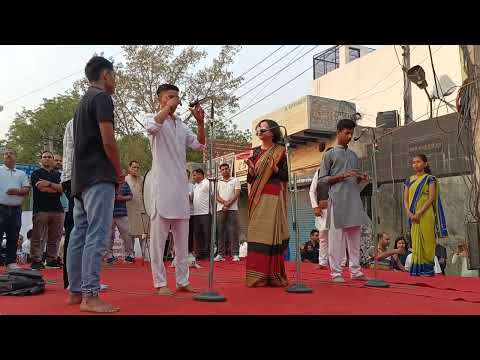 Play by students of Malviya Shiksha Sadan School Sonipat in Cyclothon 2 #acting #play #drugfreeindia