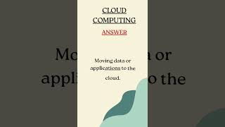 CloudComputing #TechShorts #LearnCloud #CloudStorage #IaaS #PaaS #SaaS #CloudSecurity #QuickTech