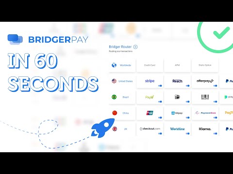 BridgerPay in 60s | MAKING PAYMENTS EASY