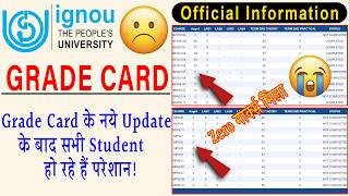 Assignment में Zero मार्क्स क्यों मिला 😭 IGNOU | New Grade Card Update |