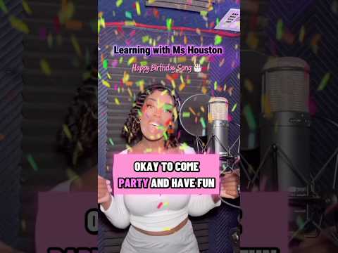 Learning with Ms Houston party decorations launching soon! 🎂When is your birthday ? ⬇️