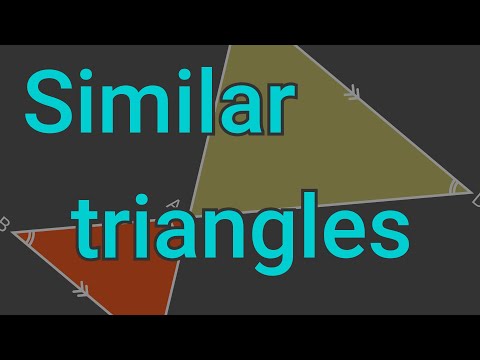 Similar triangles