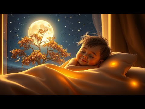 [8hrs] Relaxing Sleep Music for Babies and Kids 🛏️🎶 | Calming Lullabies to Help Kids Sleep Fast