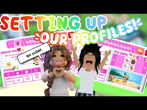 ME & MY MUM set up our ADOPT ME PROFILE! 💞✨