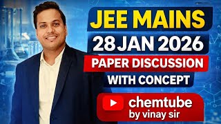 Jee Mains 28  jan 2026  Paper Discussion#Jee mains 2026 /Jee paper solution