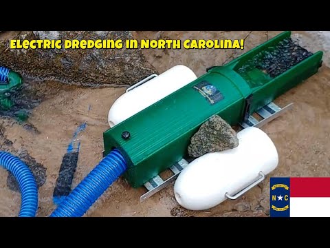 North Carolina Gold Dredging with the Goldibox backpack dredge