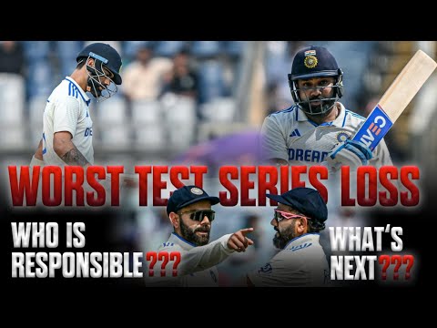 INDIA's WORST home Test series LOSS ! Who is responsible ? what's Next ? #INDvNZ