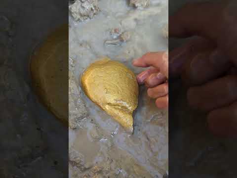 using your hands you can get big gold #goldhunter
