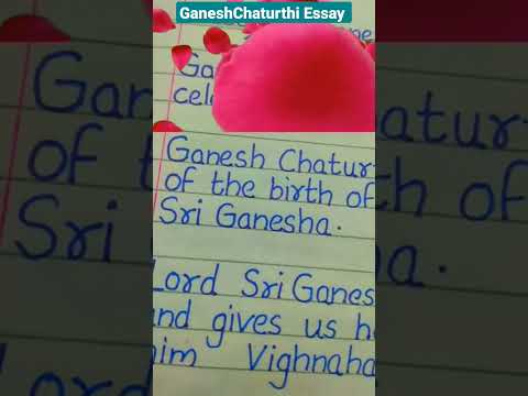 10 lines on ganesh chaturthi in english #shorts #essay