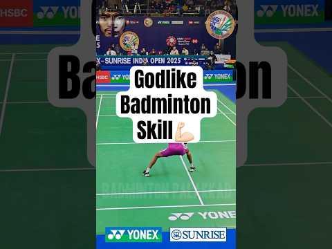 Godlike Badminton Skill #badminton #badmintonhighlights