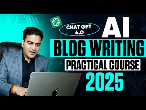 Chat GPT AI Blog Writing 2000 Words Practical Tutorial 2025 | Blogging Using AI | #chatgpt4o #aiblog