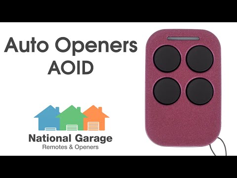 Auto Openers AOID Universal Garage Remote Control Video Description