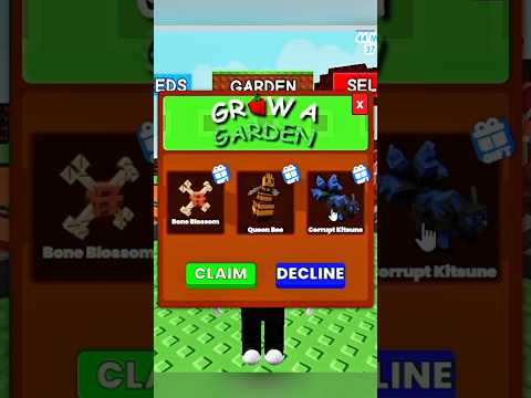 The Secret Behind Getting Bone Blossom & Corrupt kitsune  in Grow a Garden #growagarden #roblox