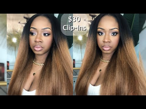 Clip-Ins under $30!! Bobbi Boss Clip Ins, Kinky Straight Clip Ins, Natural Hairstyle, Hairloss