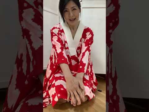 ノーブラ熟女のご挨拶　#着物 #和服