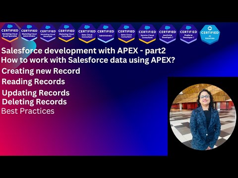 Apex programming / working with Salesforce Data / CRUD operation