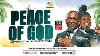COMMANDING THE DAY MIDNIGHT PRAYER || THE PEACE OF GOD || 14-08-2025