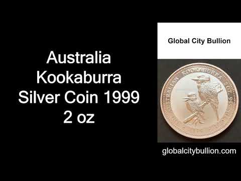 Australia Kookaburra Silver Coin 1999 2 oz