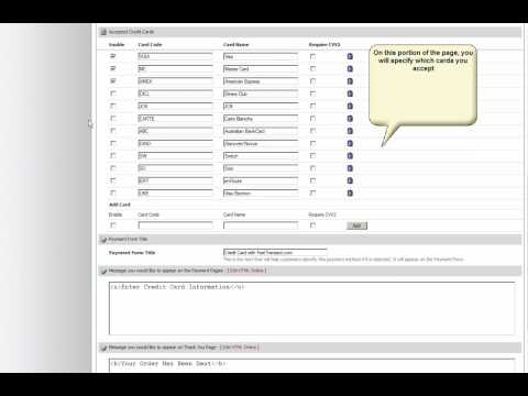 Pinnacle Cart: Setting up the Fast Transact Payment Gateway in Pinnacle Cart Shopping Cart