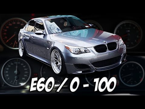 BMW 5 Series E60 (0-100 KM/H) (0-60 MPH) ACCELERATION BATTLE