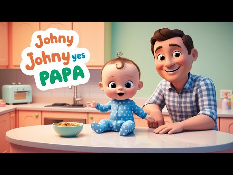 Johny Johny Yes Papa 🍭| Funny Baby Song + Learning for Kids | Nursery Rhymes & Songs