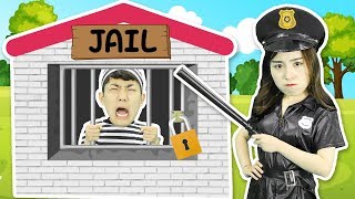 pretend play with police |  experience a Job  | xiaoling toy