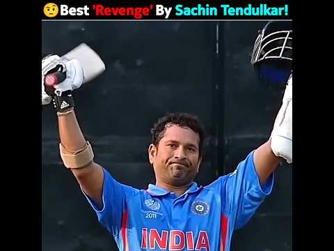 UNseen Revenge By Goat Of Cricket Sachin Tendulkar..!! 😧