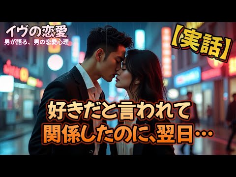 “好きだ”って何度も言われて…初対面で関係を持った。でも翌日、彼から連絡はなかった。彼が消えた本当の理由とは【実話】#モテる女性  #恋愛心理  #愛される秘訣
