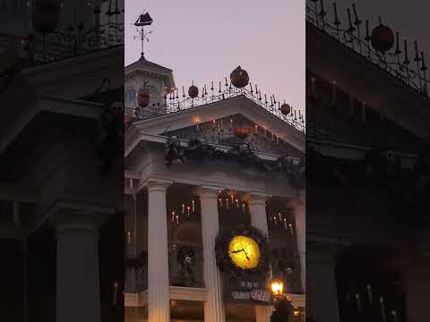 Haunted Mansion Holiday AMBIENCE 🕯️ Disneyland #ASMR Loop 🤫 No Talking ✨ #Shorts