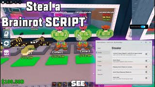 Steal a Brainrot SCRIPT Gui with INSTANT STEAL, Speed Boost, Noclip + ANTI KICK! *NO KEY*
