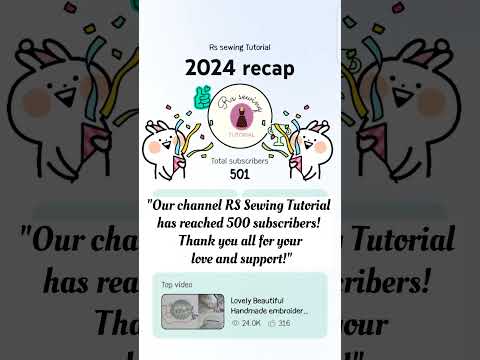 "500 Subscribers Complete! 🎉 Thank You for Your Support | RS Sewing Tutorial #youtubeshorts