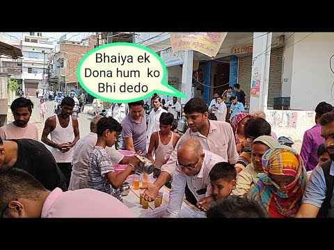 Bhandare me itni saari bheed  😱😱😱
