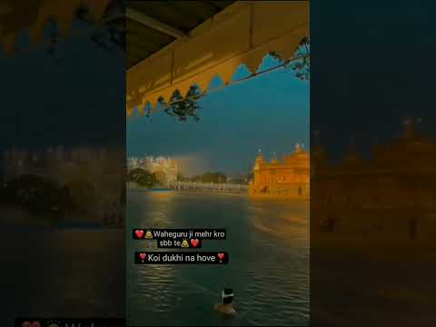 Minu aj v bhrosha ha Biba pura rab te  #goldentemple  #waheguruji #wmk #punjabisong