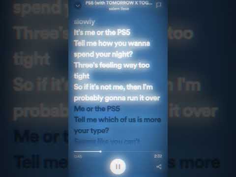 PS5 - Salem Ilese #fyp #lyrics #spotify #salemilese #ps5 #songs