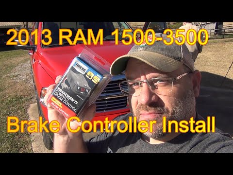 2013 RAM 1500 Brake Controller Install