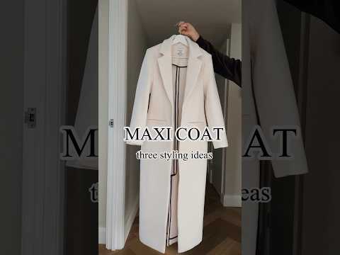 MAXI COAT styling ideas | Styling Video | fassionfruitgirl