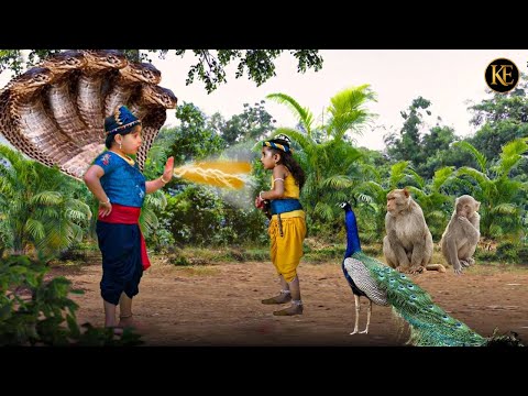 बलराम जी ने अपने ही छोटे भाई कृष्ण पर हमला! || यशोमती मईया के नंदलाला || Shree Krishan Leela